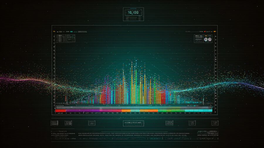 High-tech marketing growth dashboard