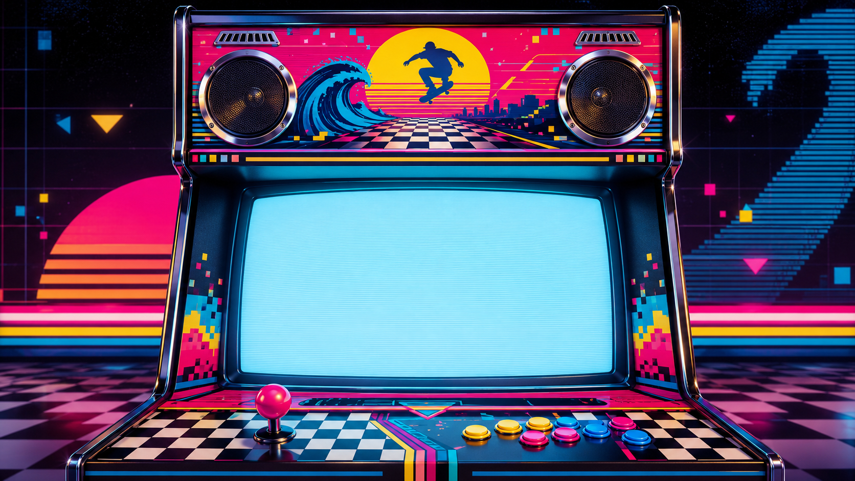 Media Wave SD retro arcade cabinet