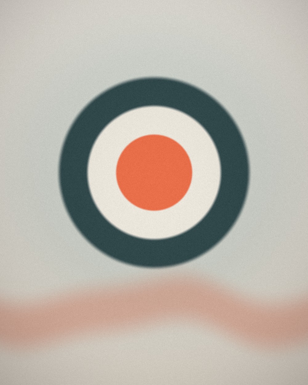 Ocean-toned abstract artwork representing AI work