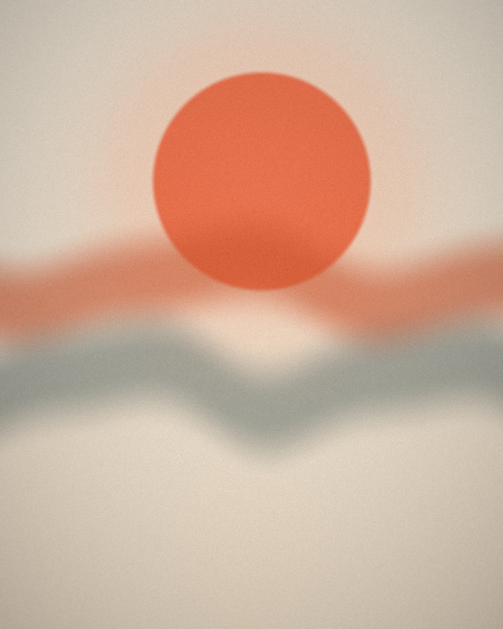 Warm abstract artwork representing restaurant work